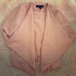 Woman’s baby blush pink blazer